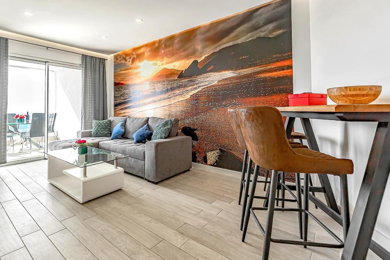 Ocean Garden Apartment With Seaview. Costa Adeje  Luaran gambar